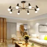 Потолочная люстра ROTARY L8 Black