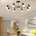 Потолочная люстра ROTARY L8 Black