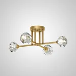 Потолочная люстра RH CH L8 Brass Black от ImperiumLoft