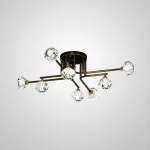 Потолочная люстра RH CH L8 Brass Black от ImperiumLoft