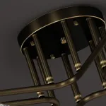Потолочная люстра RH CH L8 Brass Black от ImperiumLoft