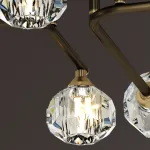 Потолочная люстра RH CH L8 Brass Black от ImperiumLoft