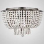 Люстра JACQUELINE CLEAR FLUSH-MOUNT Crystal от ImperiumLoft