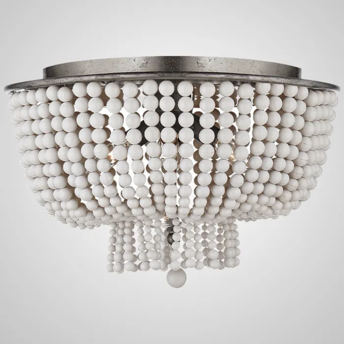 Люстра JACQUELINE CLEAR FLUSH-MOUNT Crystal от ImperiumLoft