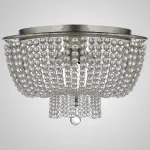 Люстра JACQUELINE CLEAR FLUSH-MOUNT Crystal от ImperiumLoft
