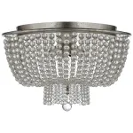 Люстра JACQUELINE CLEAR FLUSH-MOUNT Crystal от ImperiumLoft