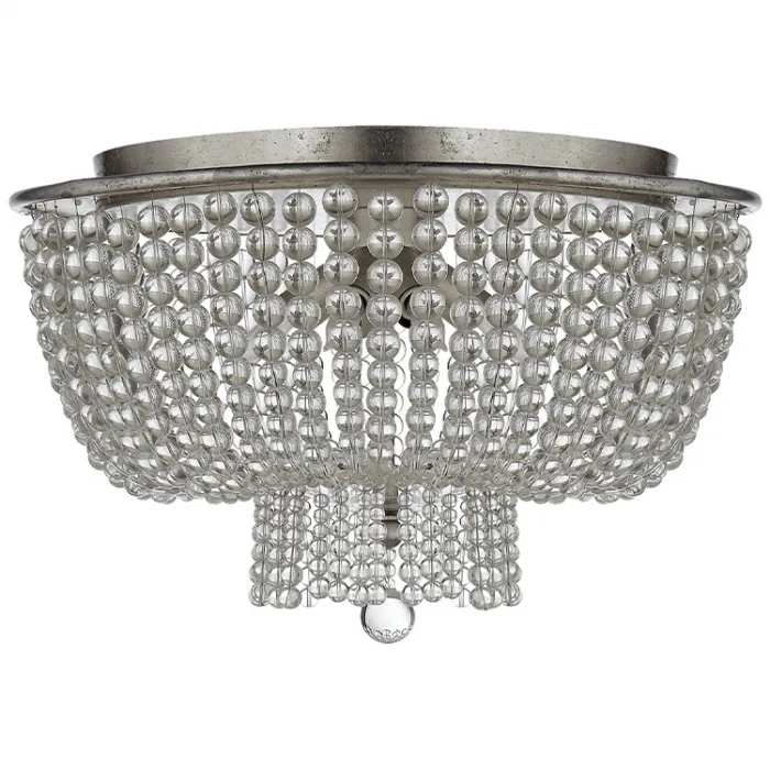 Люстра JACQUELINE CLEAR FLUSH-MOUNT Crystal от ImperiumLoft
