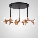 Потолочный светильник SANTANA CH D130 Dark brown