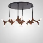 Потолочный светильник SANTANA CH D130 Dark brown