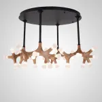 Потолочный светильник SANTANA CH D130 Dark brown