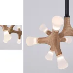 Потолочный светильник SANTANA CH D130 Dark brown