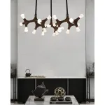 Потолочный светильник SANTANA CH D130 Dark brown