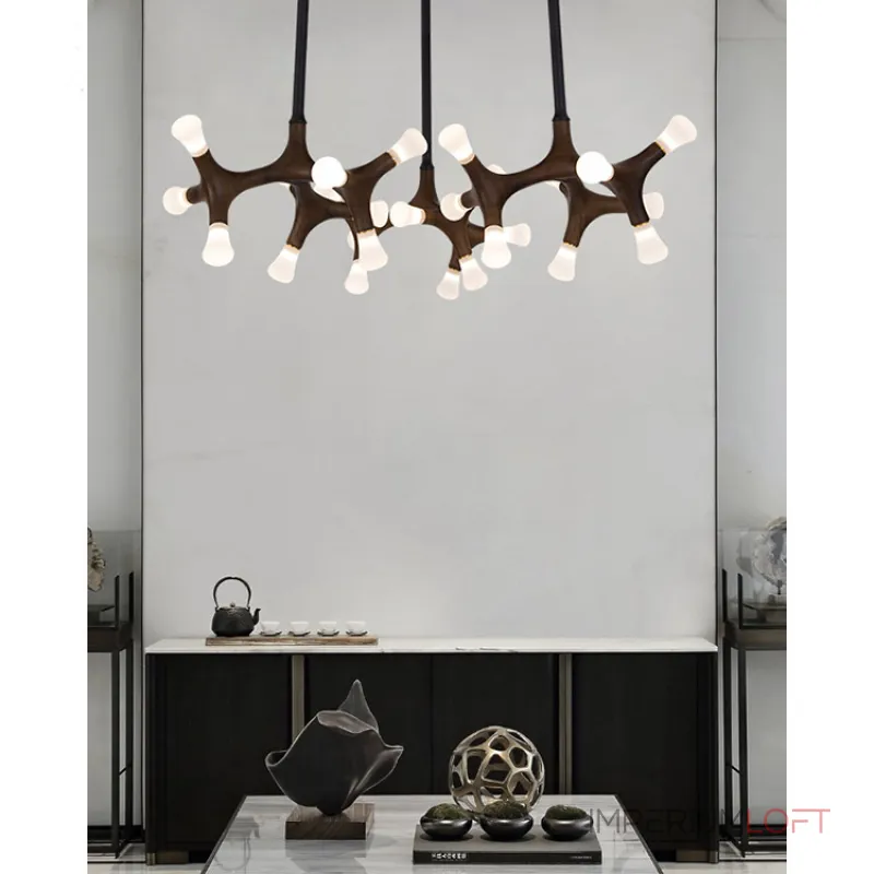 Потолочный светильник SANTANA CH D130 Dark brown
