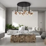 Потолочный светильник SANTANA CH D130 Dark brown