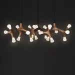 Потолочный светильник SANTANA CH D130 Dark brown
