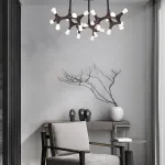 Потолочный светильник SANTANA CH D130 Dark brown