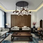 Потолочный светильник SANTANA CH D130 Dark brown