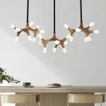 Потолочный светильник SANTANA CH D130 Dark brown