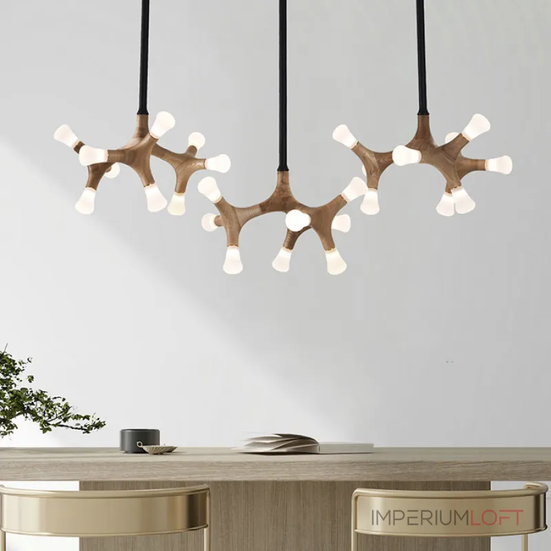 Потолочный светильник SANTANA CH D130 Dark brown