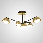 Потолочная люстра FABIANA L8 Brass Black