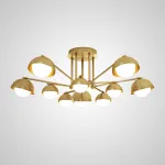 Потолочная люстра FABIANA L8 Brass Black