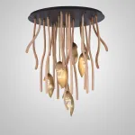 Потолочный светильник TUSKET MORE L5 Dark brown