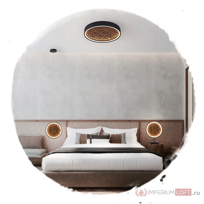 Потолочный светильник RODA CH D40 Light brown от ImperiumLoft