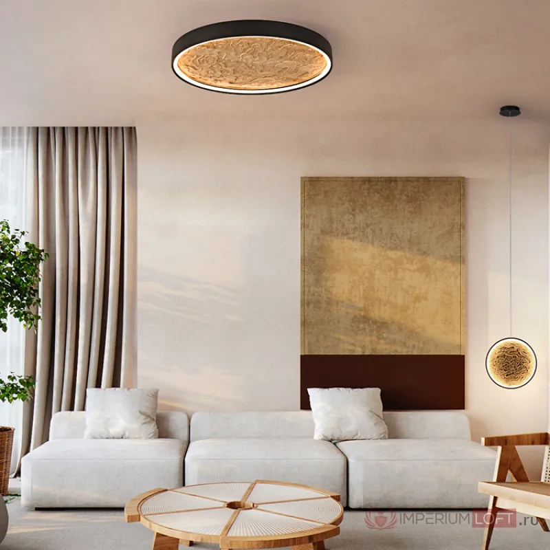 Потолочный светильник RODA CH D40 Light brown от ImperiumLoft