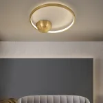Потолочный светильник DORCAS L42.5 Brass Black