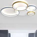 Потолочный светильник ALMA L75 Grey Gold
