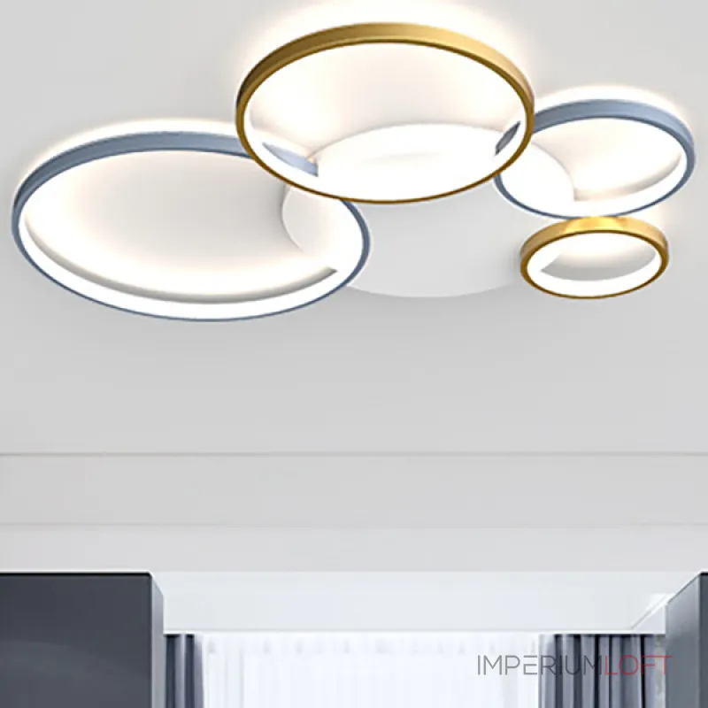 Потолочный светильник ALMA L75 Grey Gold