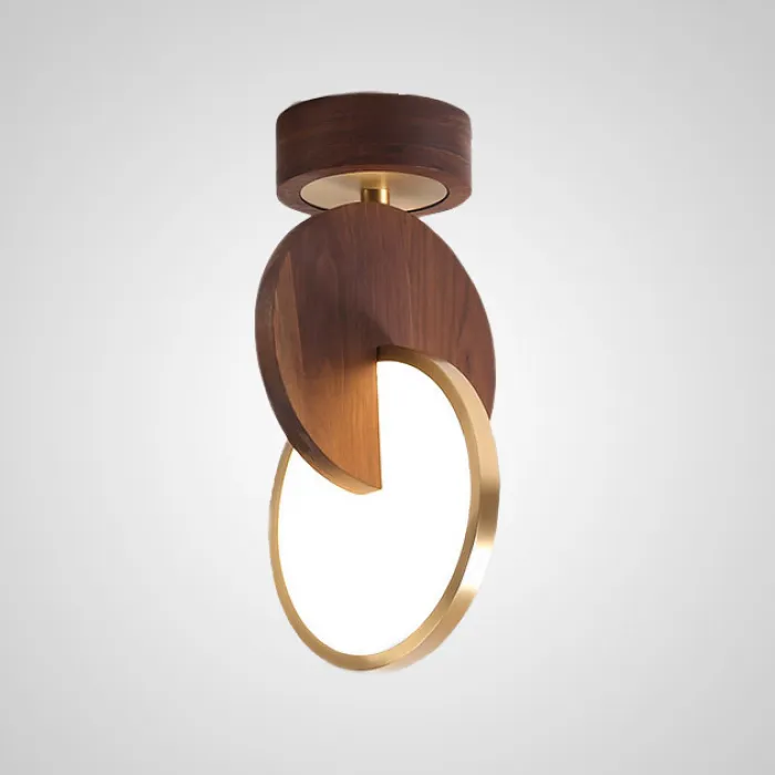 Потолочный светильник GLATT WOOD CH Dark brown от ImperiumLoft
