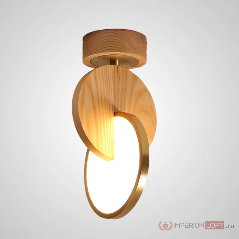 Потолочный светильник GLATT WOOD CH Light brown от ImperiumLoft