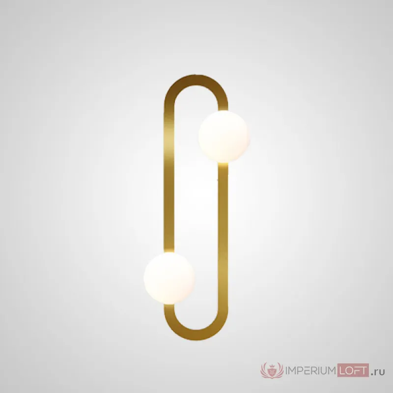 Настенный светильник DIKA L2 Brass от ImperiumLoft