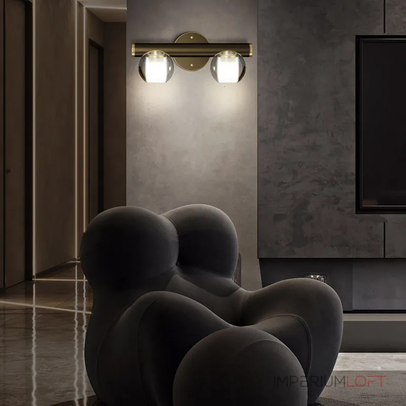 Настенный светильник ILIANA WALL A Brass