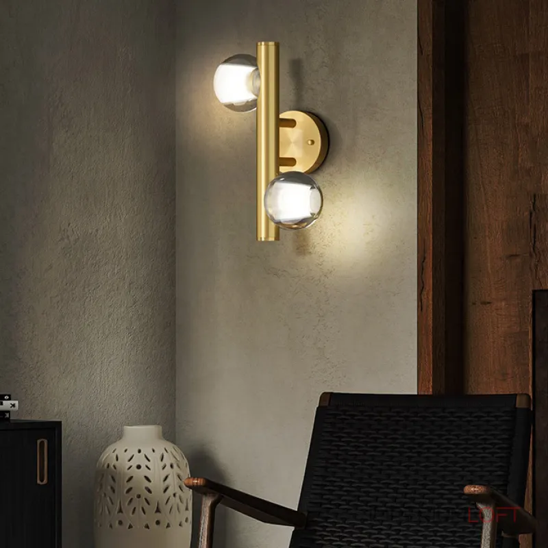 Настенный светильник ILIANA WALL A Brass