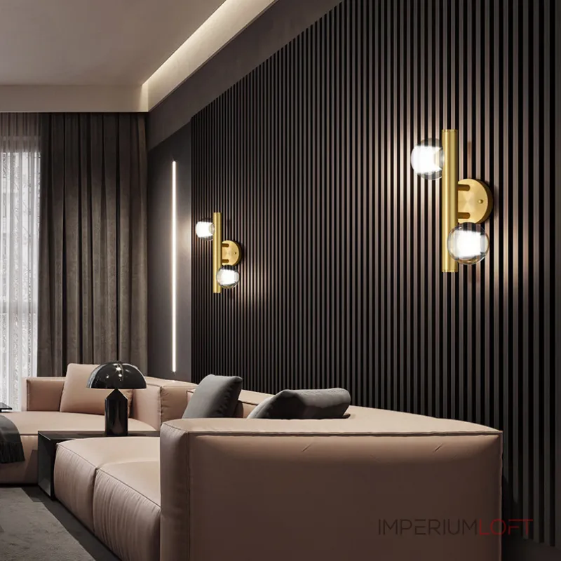 Настенный светильник ILIANA WALL A Brass