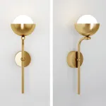 Настенный светильник FABIANA WALL Brass Black