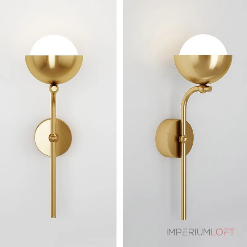 Настенный светильник FABIANA WALL Brass Black