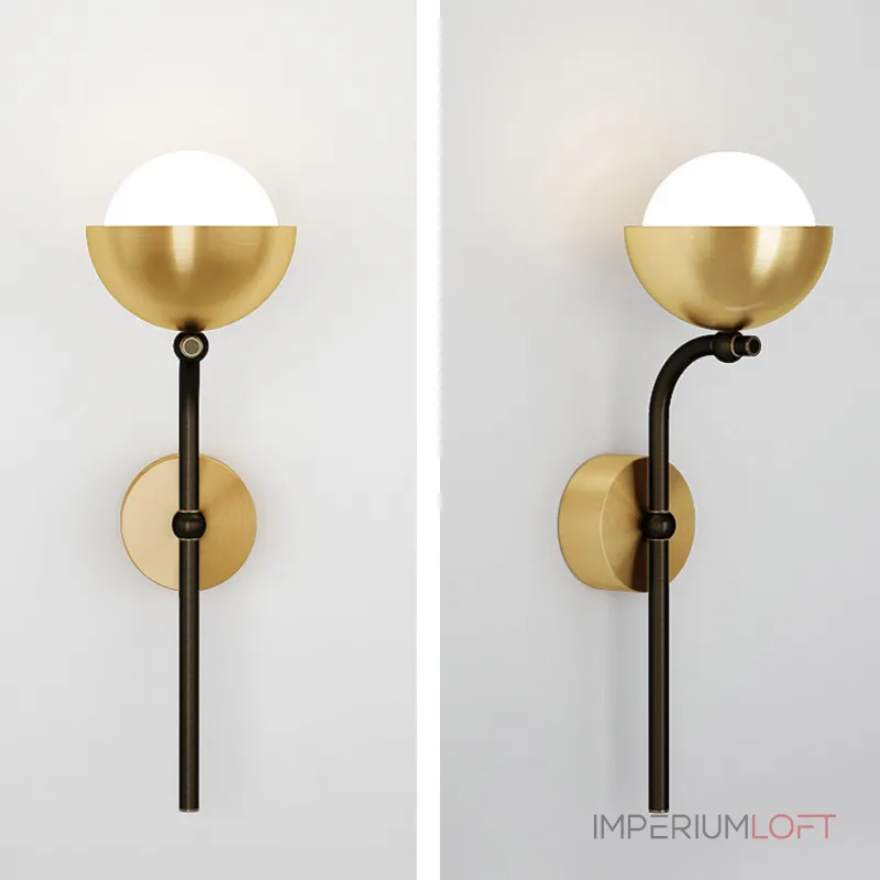Настенный светильник FABIANA WALL Brass Black