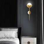 Настенный светильник FABIANA WALL Brass Black