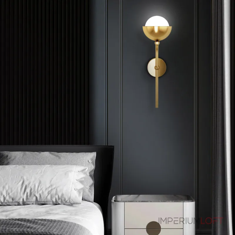 Настенный светильник FABIANA WALL Brass Black