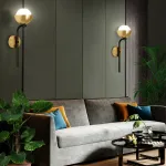 Настенный светильник FABIANA WALL Brass Black