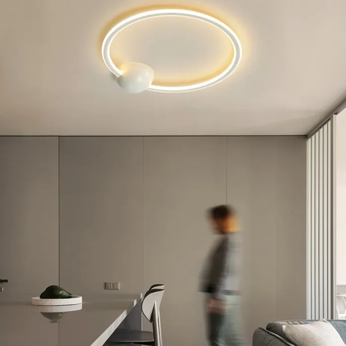 Полоточный светильник FINNLAUG D52 White Black 4000К от ImperiumLoft