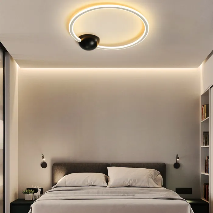 Полоточный светильник FINNLAUG D52 White Black 4000К от ImperiumLoft
