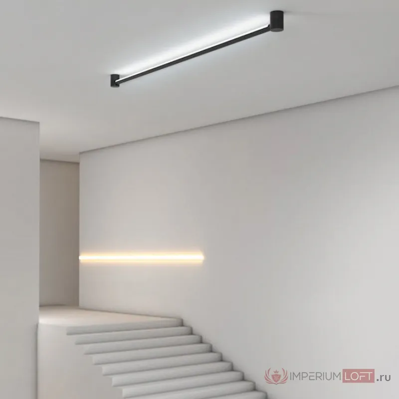 Полоточный светильник SIRRA White L120 Трехцветный свет от ImperiumLoft