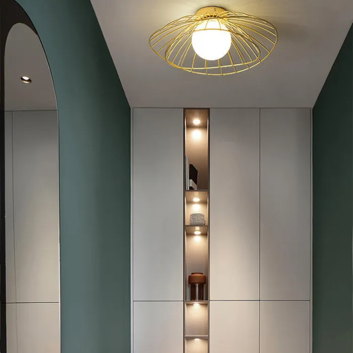 Полоточный светильник JARDIN Gold от ImperiumLoft