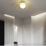 Полоточный светильник JARDIN Gold от ImperiumLoft