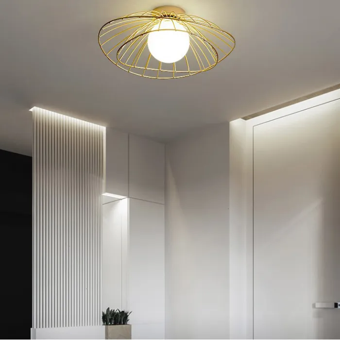 Полоточный светильник JARDIN Gold от ImperiumLoft