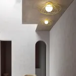 Полоточный светильник JARDIN Gold от ImperiumLoft